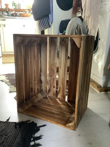 Trälådor förvaring inomhus el utomhus, äpple lådor 180krst.