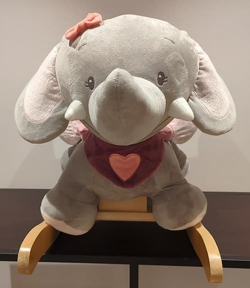 Elefant-gungdjur för bebisar och småbarn 6-36 mån.