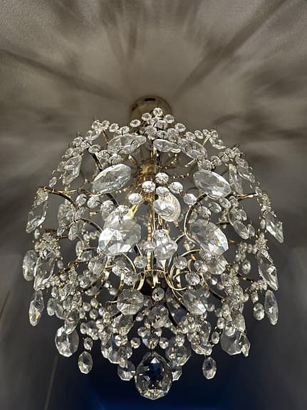 Kristallkrona taklampa