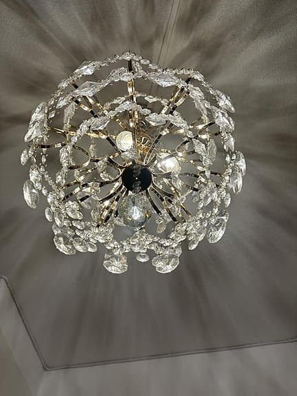 Kristallkrona taklampa