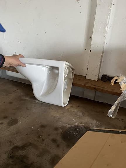 vägghängd toalettskål Jika ny
