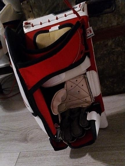 Välbalanserad Simmons 993 målvaktsblocker – oanvänd!