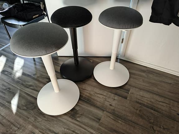 3st kontorspall, ståstöd, ikea