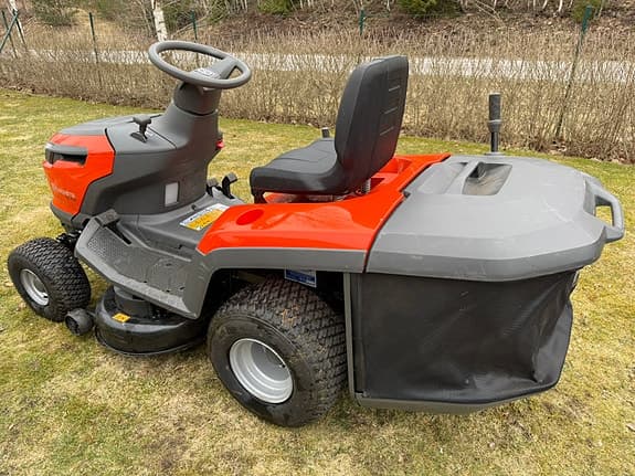 Husqvarna TC 112 med uppsamlare +  Traktorvagn 275 | 19tim