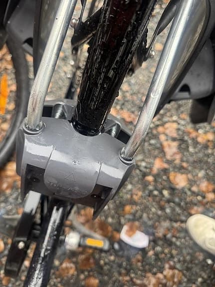 OK Baby cykelstol/cykelsits för barn med ramfäste