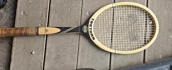 Tretorn Supreme Retro tennisracket – trä, ca 1970-tal Samlarobjek!