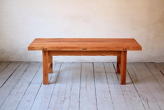 Furubänk / ribbänk / blombänk
