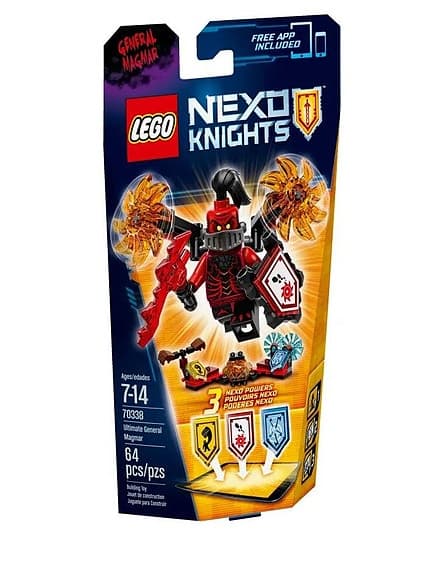 Lego Nexo 70338  Knight Ultimate general Magmar  oöppnad