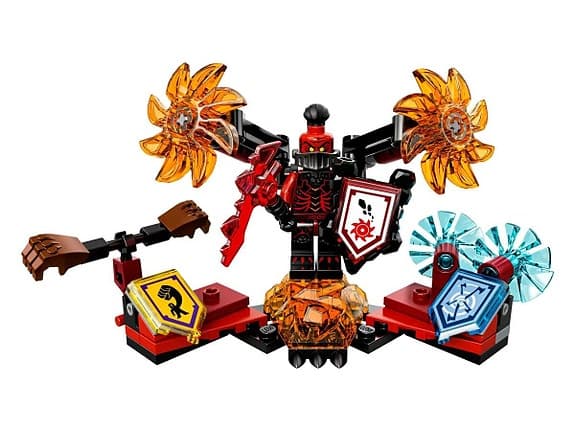 Lego Nexo 70338  Knight Ultimate general Magmar  oöppnad