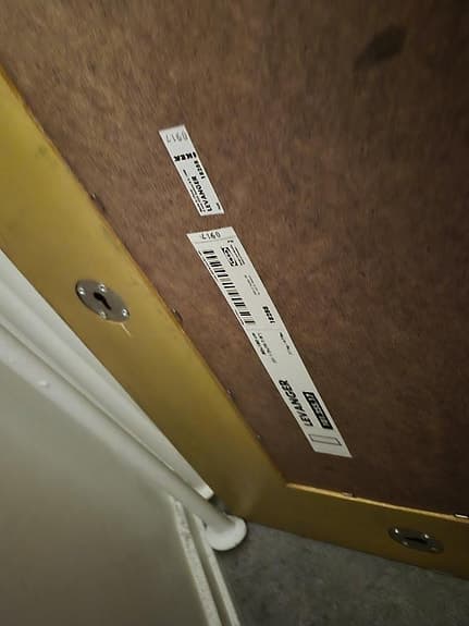 Stor spegl med guldram