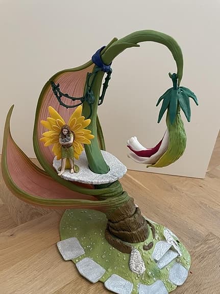 Bayala/ Schleich värld drakar blomma älva