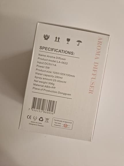 Ny - Luftfuktare med doft