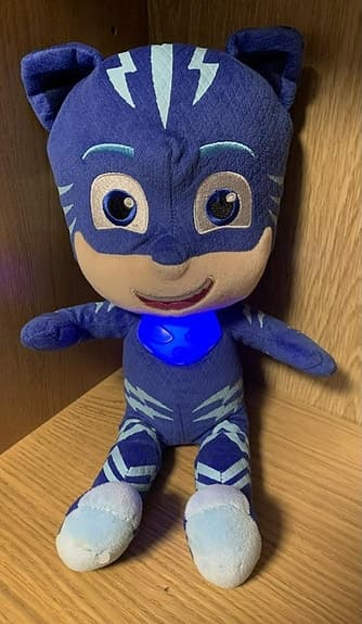 Pyjamashjältarna Blå figur med ljud/musik/ljus 40 cm hög