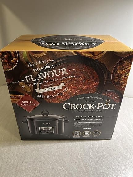 Crock Pot Slowcooker 4,7 liter (oöppnad)