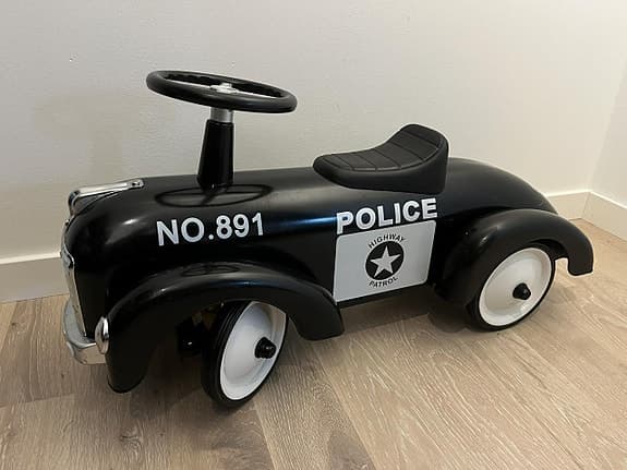 Gåbil polisbil, Retro Roller, Speedster Bobby