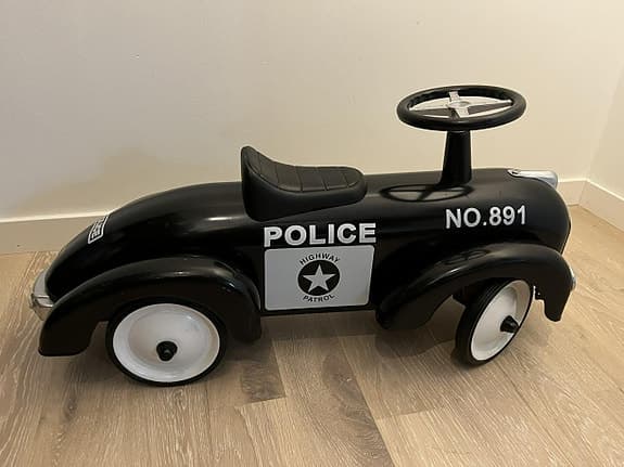 Gåbil polisbil, Retro Roller, Speedster Bobby