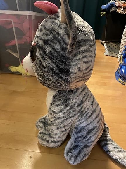Stort gosedjur, katten Kiki