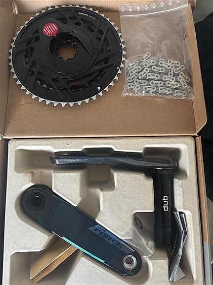 SRAM Force AXS med effektmätare, 48/35, 165 mm längd + ked