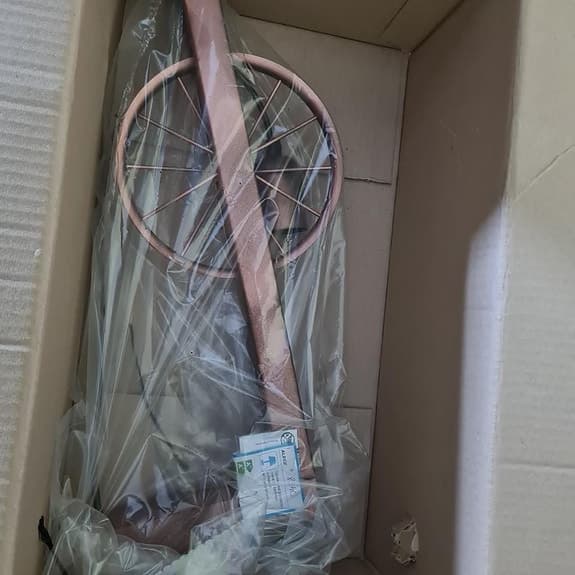 Vägglampa i Kopparfärg  i form av en cykel industriell stil loft cykellampa