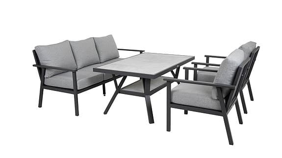 Brafab Samvaro Soffgrupp Utemöbler Loungesoffa m. Bord