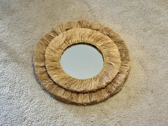 Dekorativ Spegel med Naturmaterial från H&M Home