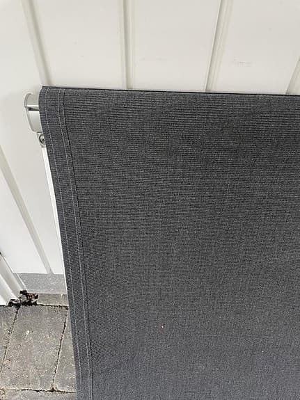 Mycket fin Fönstermarkis, mörkgrå(Hestra)