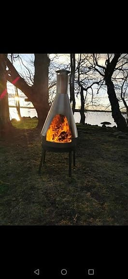 Terassvärmare.