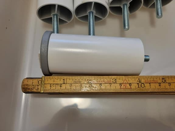 10 Bestå ben STUVA GRUNDLIG till IKEA Bestå 2 dubbelbänkar