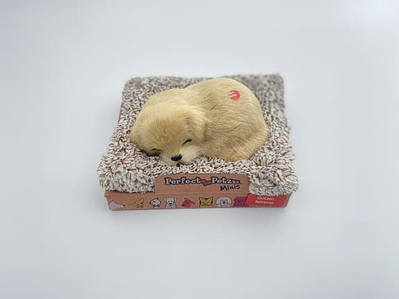 Sovande leksakshund som andas(mini)