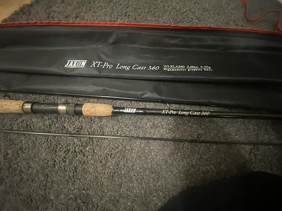 fiske spö nästan oanvänd