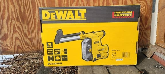 Dewalt dammutsug D25304DH