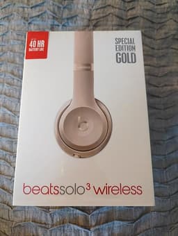 Beats by Dr. Dre Solo3 Wireless Gold komplett som ny i box
