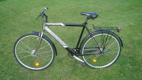 Herrcykel Yosemite från Biltema i mycket bra skick.
