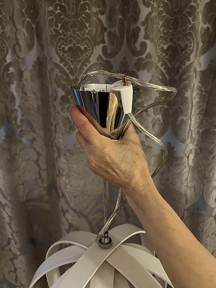 Lyktan taklampa ”Swing” vitt böjträ