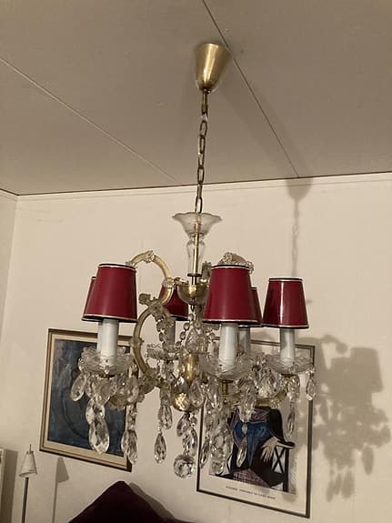 Elegant kristallkrona