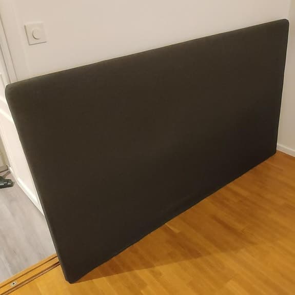 Sänggavel 215x120 svart