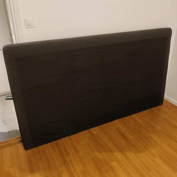 Sänggavel 215x120 svart