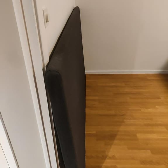 Sänggavel 215x120 svart