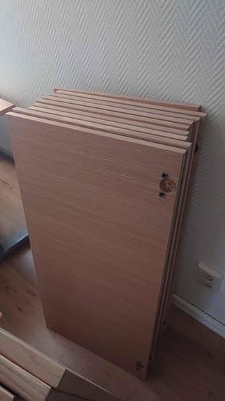 Ballingslöv köksluckor vitpigmenterad ekfaner