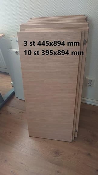 Ballingslöv köksluckor vitpigmenterad ekfaner