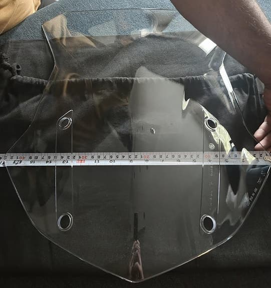 BMW R 1250 GS/GSA Original Windscreen – Transparent, Large Vindruta