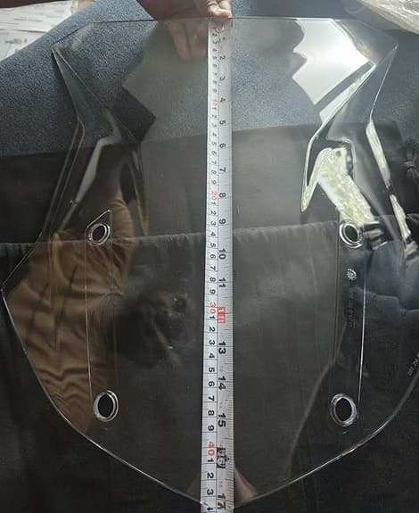 BMW R 1250 GS/GSA Original Windscreen – Transparent, Large Vindruta