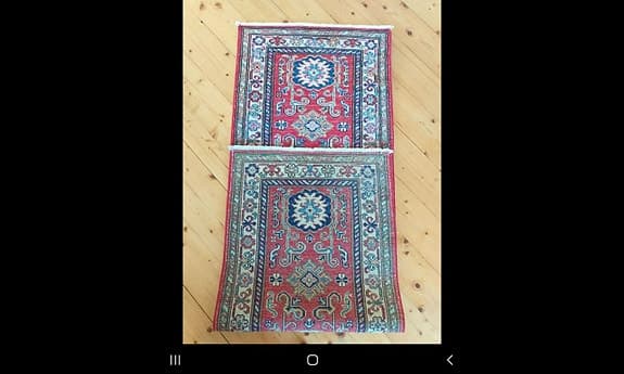 ett par gång mattor