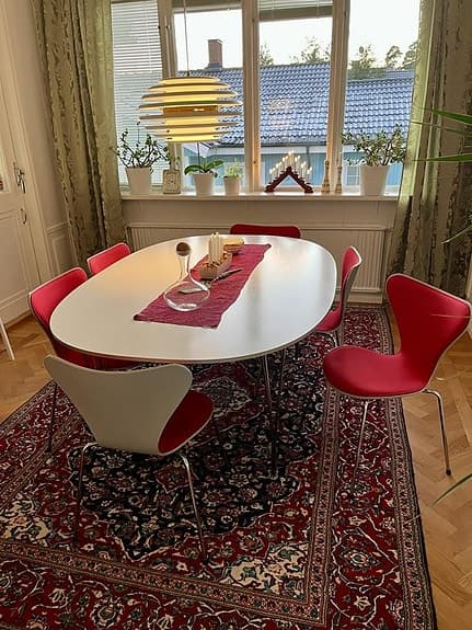 Stolar Fritz Hansen 3107 sjuan
