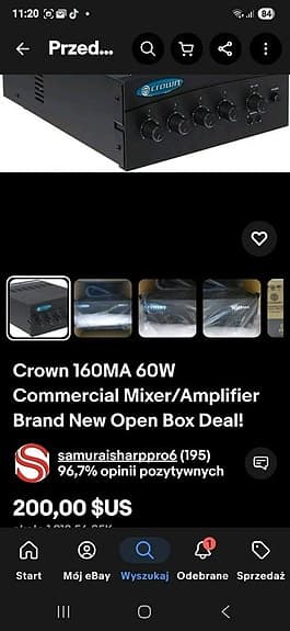 160MA Four Input, 60W Mixer-Amplifier