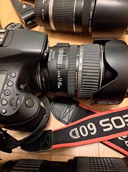 Canon 60D + diverse objektiv