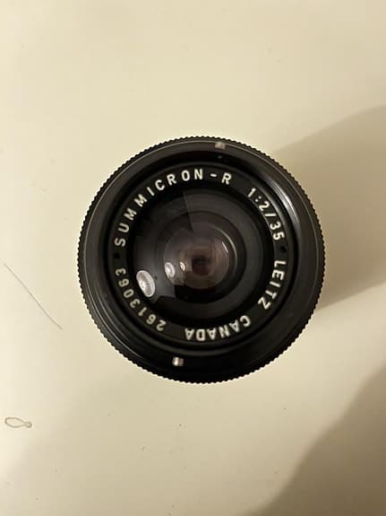 LEICA, objektiv, Summicron-R, 1:2/35, Leitz Canada, 1970.