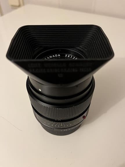 LEICA, objektiv, Summicron-R, 1:2/35, Leitz Canada, 1970.