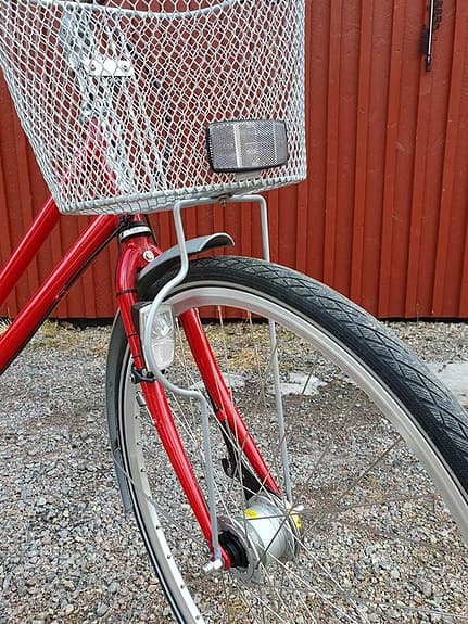 Skeppshult Nova Sport landsvägscykel, 8 vxl. Modenaröd. Dam