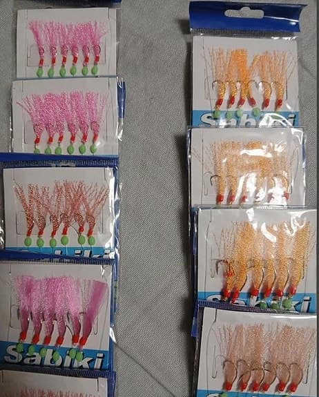 20 st. färdiga tackel med beteslås och självlysande pärl